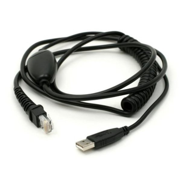 Unitech America Usb Interface, Coiled, Cable, Dark Color (For Ms180, Ms210, Ms830,  1550-601728G